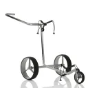 Carbon 3-wiel zilver-zwart