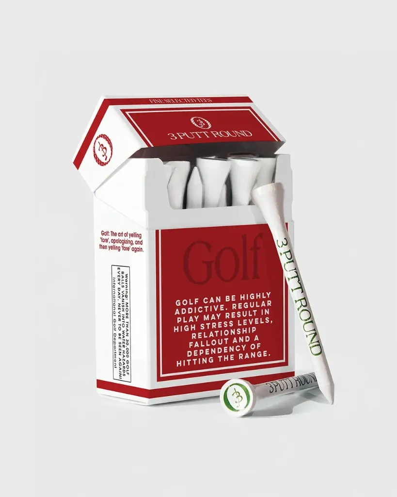 [3331] THE "GOLF ADDICTION" TEE PACK